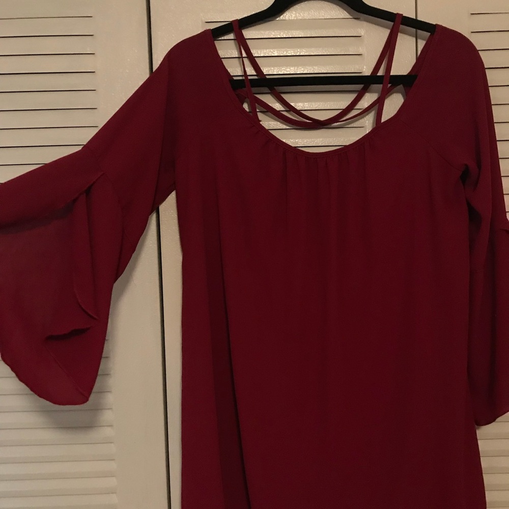 Maroon dress
